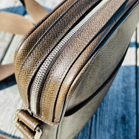 Louis Vuitton Dimitri Leather Shoulder Bag M32468 Brown Authentic Made in France - Picture 9 of 16